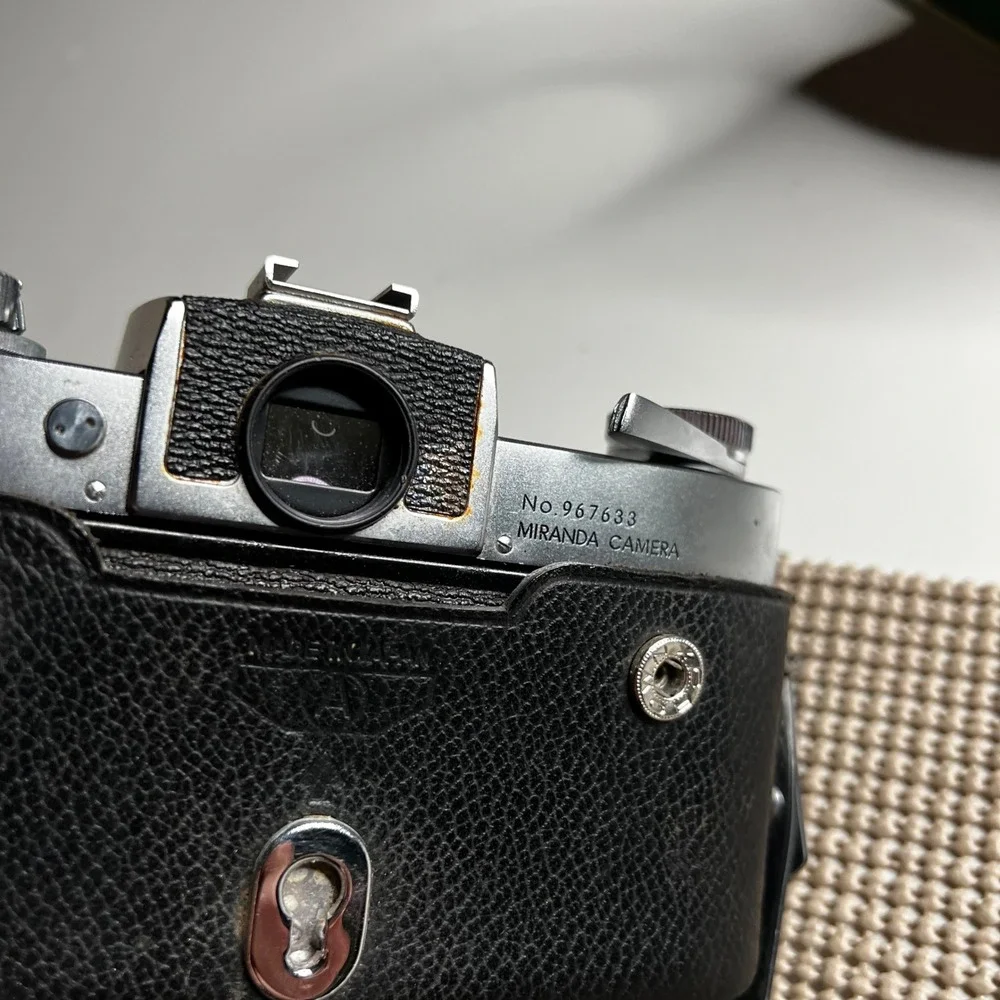 Vintage Miranda Sensorex 35mm SLR Camera with‎ Auto Miranda 50mm f1.4 Lens Case